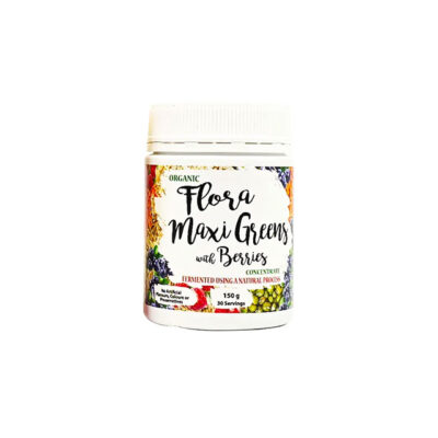 Organic Flora Maxi Greens with Berries 150g